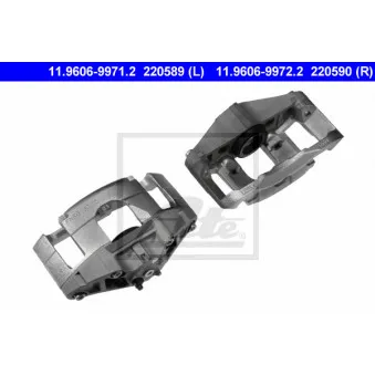Étrier de frein ATE 11.9606-9971.2 pour OPEL VECTRA 3.2 V6 - 211cv