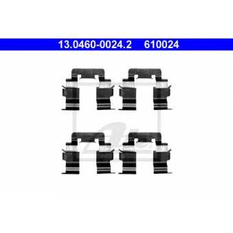 ATE 13.0460-0024.2 - Kit d'accessoires, plaquette de frein à disque