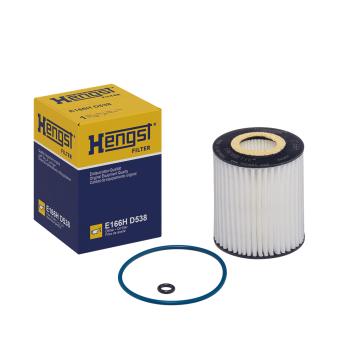 Filtre à huile HENGST FILTER E166H D538 pour MERCEDES-BENZ CLASSE C AMG C 63 S E Performance 4-matic+ - 680cv