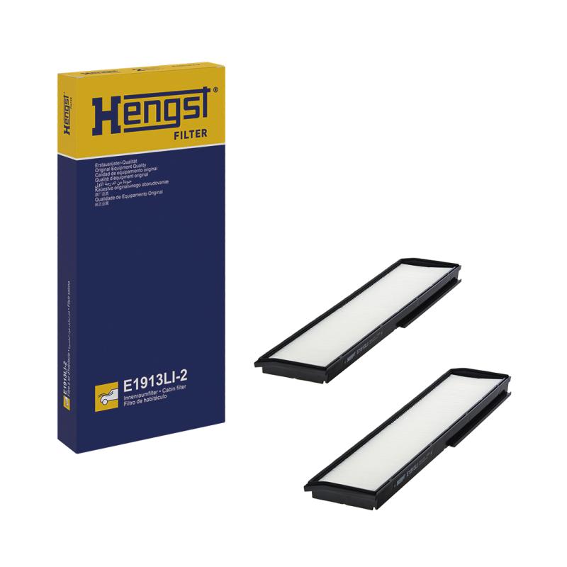 Filtre, air de l'habitacle HENGST FILTER E1913LI-2 - Visuel 1