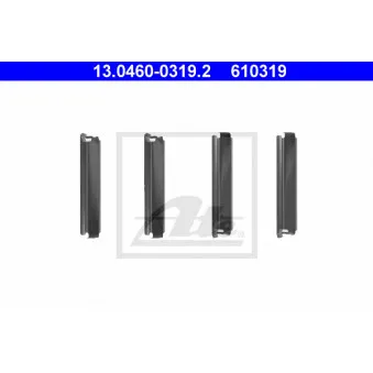 ATE 13.0460-0319.2 - Kit d'accessoires, plaquette de frein à disque