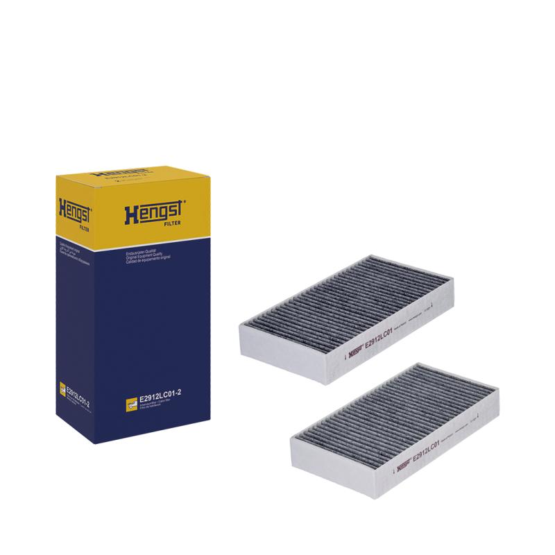 Filtre, air de l'habitacle HENGST FILTER E2912LC01-2 - Visuel 1