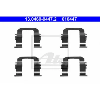 ATE 13.0460-0447.2 - Kit d'accessoires, plaquette de frein à disque