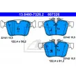 ATE 13.0460-7326.2 - Jeu de 4 plaquettes de frein arrière