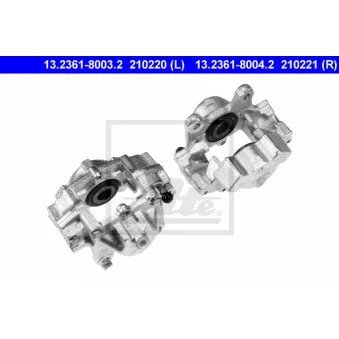 Étrier de frein ATE 13.2361-8003.2 pour MERCEDES-BENZ CLASSE E E 200 Kompressor - 163cv