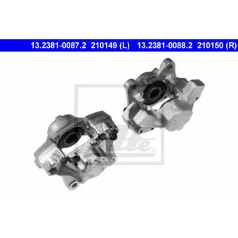 Étrier de frein ATE 13.2381-0087.2 pour VOLVO FMX 2,4 Diesel - 82cv