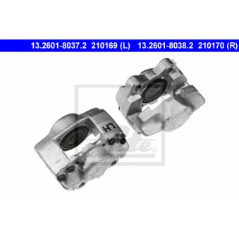 Étrier de frein ATE 13.2601-8038.2 pour DAF XF U 1550L - 156cv