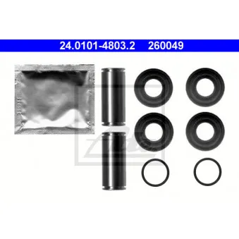 Kit d'accessoires, étrier de frein ATE 24.0101-4803.2 pour RENAULT CLIO Electric - 30cv