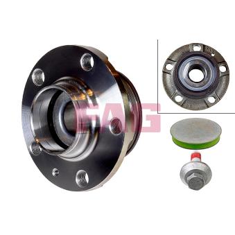 Roulement de roue arrière FAG 713 6110 50 pour VOLKSWAGEN POLO 1.0 - 65cv