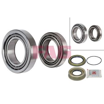 Roulement de roue avant FAG 713 6137 50 pour HYUNDAI I30 2.5 D - 83cv