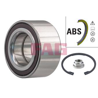 Roulement de roue avant FAG 713 6174 50 pour HONDA ACCORD 1.6 i - 116cv