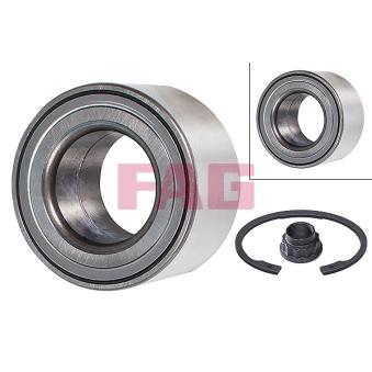 Roulement de roue avant FAG 713 6187 80 pour MERCEDES-BENZ EQS 2.0 D-4D - 90cv