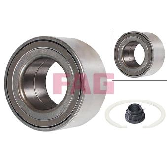 Roulement de roue avant FAG 713 6187 90 pour TOYOTA SUPRA 1.6 - 110cv