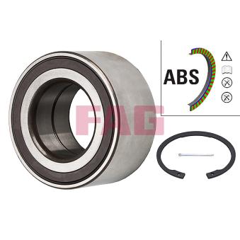 Roulement de roue avant FAG 713 6197 90 pour FIAT ARGENTA 1.8 - 143cv