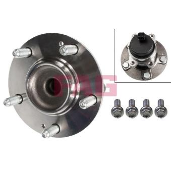 Roulement de roue arrière FAG 713 6267 00 pour HYUNDAI IX20 1.6 CRDI - 128cv