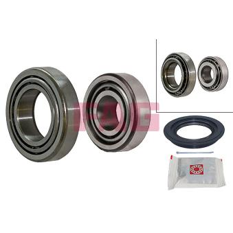Roulement de roue avant FAG 713 6444 80 pour OPEL KADETT 1.2 - 52cv