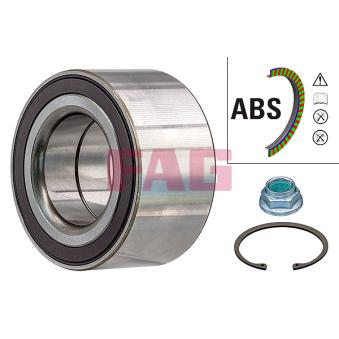 Roulement de roue avant FAG 713 6794 20 pour FORD KUGA 2.0 EcoBlue 4x4 - 150cv