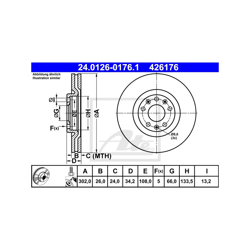 jeu-de-2-disques-de-frein-avant-pour-peugeot-rcz-2-0-hdi-163cv-partauto