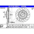 Disque de frein avant droit ATE [24.0128-0209.2]
