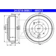 ATE 24.0218-0008.1 - Tambour de frein