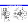 ATE 24.0218-0010.2 - Tambour de frein