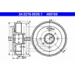 ATE 24.0218-0039.1 - Tambour de frein