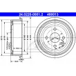 ATE 24.0220-0001.2 - Tambour de frein