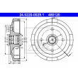 Tambour de frein ATE [24.0220-0029.1]