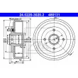 ATE 24.0220-3020.2 - Tambour de frein