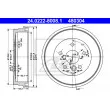 ATE 24.0222-8008.1 - Tambour de frein