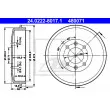 Tambour de frein ATE [24.0222-8017.1]