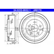 ATE 24.0222-8032.1 - Tambour de frein