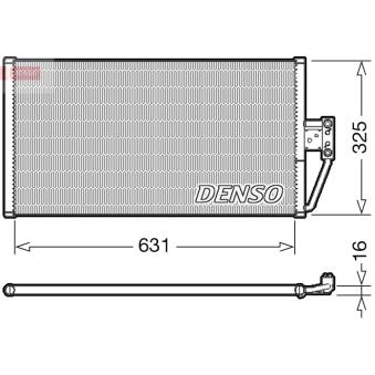 Condenseur, climatisation DENSO DCN05021