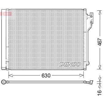 Condenseur, climatisation DENSO DCN05031