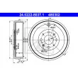 ATE 24.0222-8037.1 - Tambour de frein