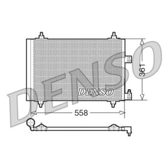 Condenseur, climatisation DENSO DCN07005