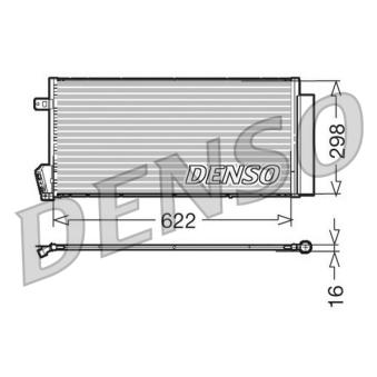 Condenseur, climatisation DENSO DCN09018 pour AUDI A2 2.0 CDTI - 135cv