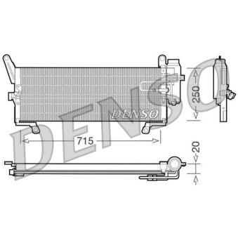 Condenseur, climatisation DENSO DCN09091
