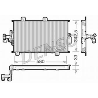 Condenseur, climatisation DENSO [DCN09140]