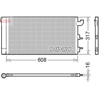 Condenseur, climatisation DENSO DCN09144