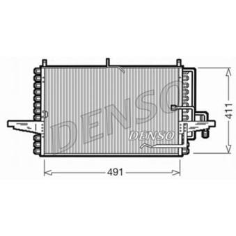 Condenseur, climatisation DENSO [DCN10002]