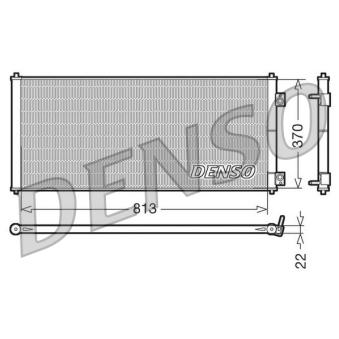 Condenseur, climatisation DENSO DCN10018