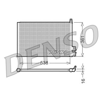 Condenseur, climatisation DENSO DCN10021
