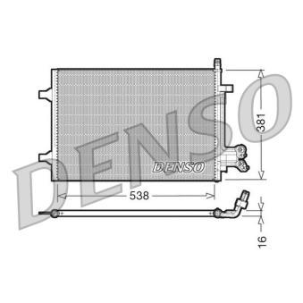 Condenseur, climatisation DENSO OEM 1334196