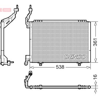 Condenseur, climatisation DENSO OEM 1818911