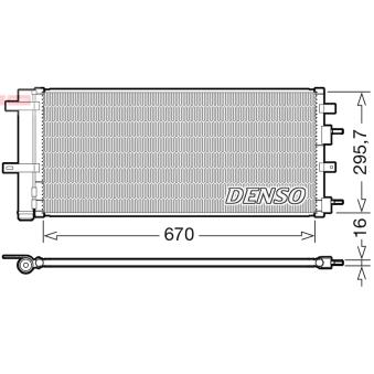 Condenseur, climatisation DENSO DCN10053