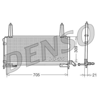 Condenseur, climatisation DENSO DCN11006