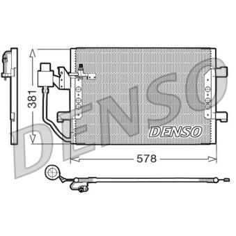 Condenseur, climatisation DENSO OEM 1685000454