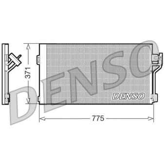 Condenseur, climatisation DENSO OEM 6398350070