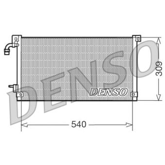 Condenseur, climatisation DENSO DCN21004